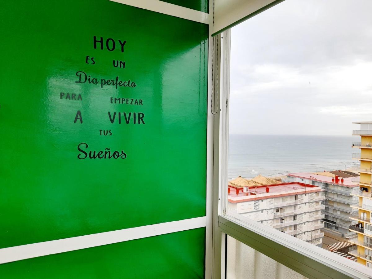 Apartamento Vistas Al Mar, 11 Planta, 50M Playa!! Miramar Esterno foto
